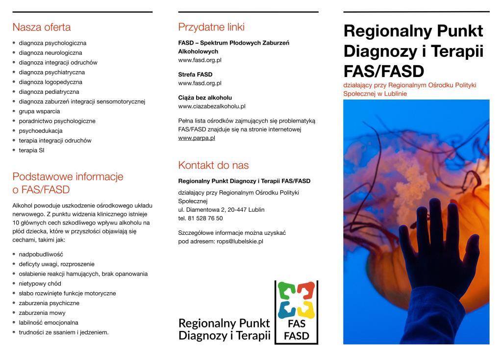 REGIONALNY PUNKT DIAGNOZY I TERAPII FAS/FASD
